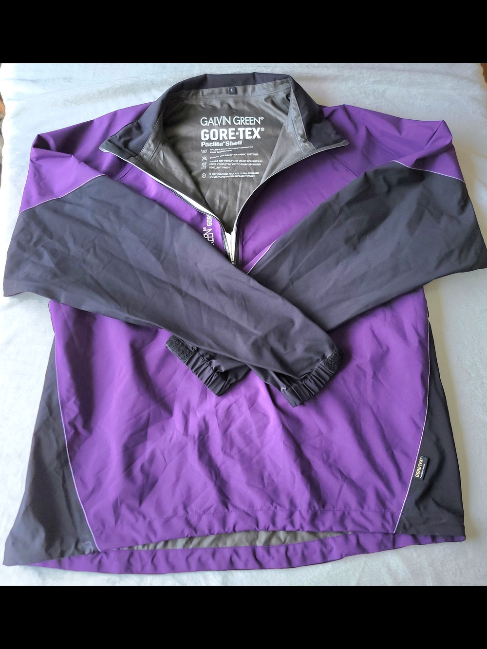Galvin Green GORE-TEX Purple and Black Weatherproof Pullover